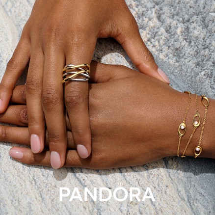 Pandora Essence gyűrű 14 karátos arannyal futtatva