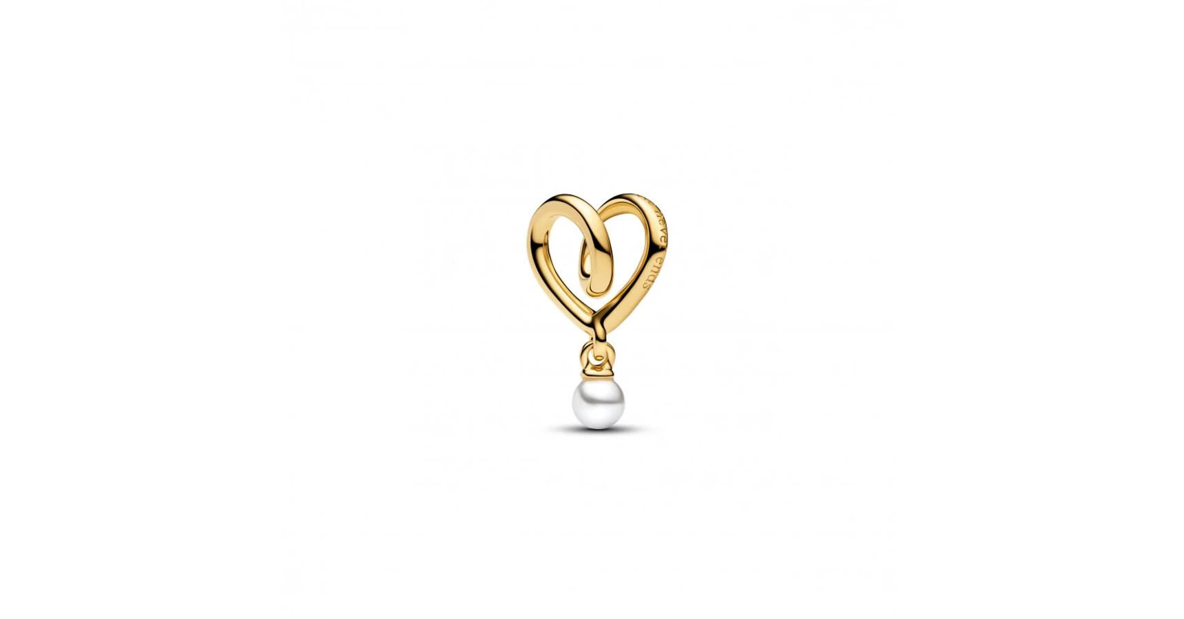Pandora - Fonódó szív charm - 764138C01, 17.500 Ft | Schneider Pandora ...