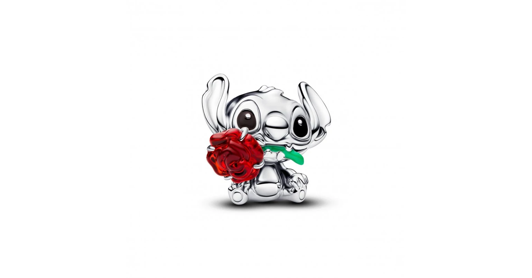 Pandora - Disney Stictch és rózsa muranói üveg charm - 794378C01, 28. ...