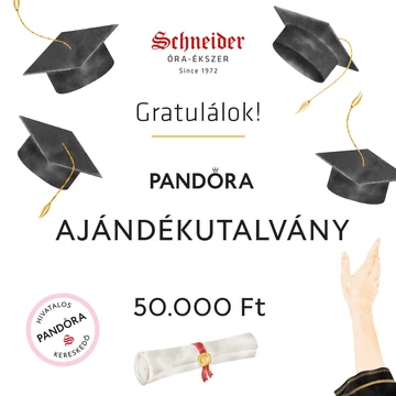 Pandora ballagási ajándékutalvány 50000 Ft