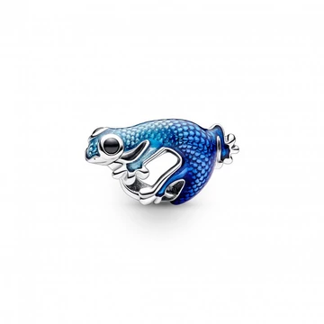 Pandora  - METÁLKÉK GEKKÓ CHARM - 792701C01
