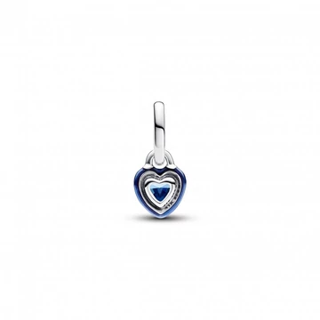 Pandora  - ME kék csakra szív mini függő charm - 793042C02