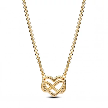 Pandora  - Szikrázó végtelenjel szív collier nyaklánc - 362666C01