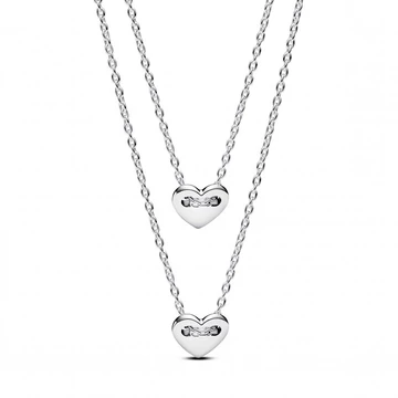 Pandora  - Örökkön örökké megosztható szív collier nyaklánc - 393207C00