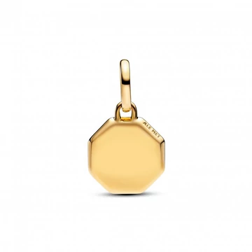 Pandora  - Kék gravírozható mini medál charm - 763388C01