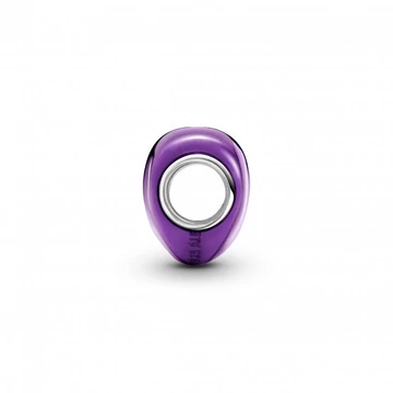 Pandora  - Metál hatású lila szív charm - 793337C01