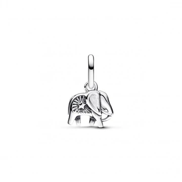 Pandora  - Türkizszínű elefánt mini függő charm - 793858C01