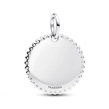 Pandora  - Gravírozható kerek lemez medál - 394007C01