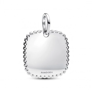 Pandora  - Gravírozható négyszögletes lemez medál - 394009C01