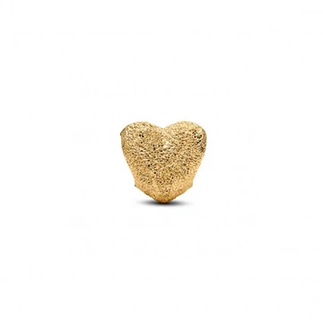 Pandora  - Texturált szív mini charm - 764000C00