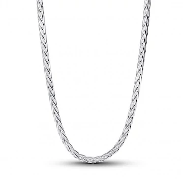 Pandora  - Pavé kapcsos rókafark láncos charm nyaklánc  - 394463C01