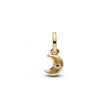 Pandora  - Fehér félhold mini függő charm - 764614C01
