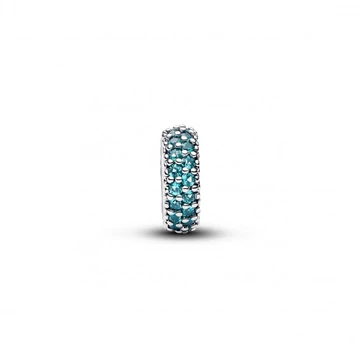 Pandora  - Jégkék kő spacer charm - 791359C01