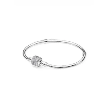 Pandora  - Ezüst karkötő áttetsző cirkóniával - 590723CZ