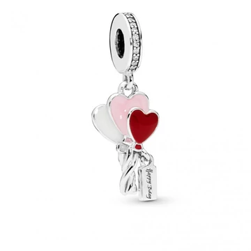 Pandora  - Boldog Szülinapot lufis függő charm - 798076CZ
