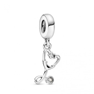 Pandora  - Sztetoszkóp szív alakú függő charm - 799072C01