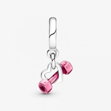 Pandora  - Súlyzó és szív függő charm - 799545C01
