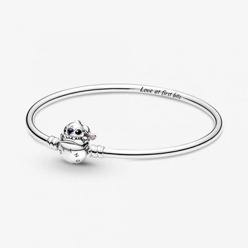 Pandora  - Moments Disney harapós Stitch kapcsos karperec - 591683C01