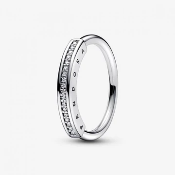 Pandora  - Signature I-D pavé gyűrű - 192283C01