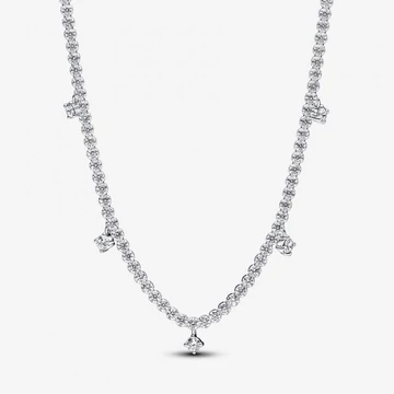 Pandora  - Szikrázó cseppek collier nyaklánc - 392405C01
