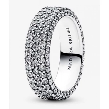 Pandora  - Timeless Pavé háromsoros gyűrű - 192634C01