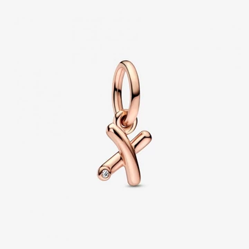 Pandora  - X betű függő charm - 782482C01