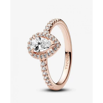 Pandora  - Szikrázó körte glória gyűrű - 182835C01-56