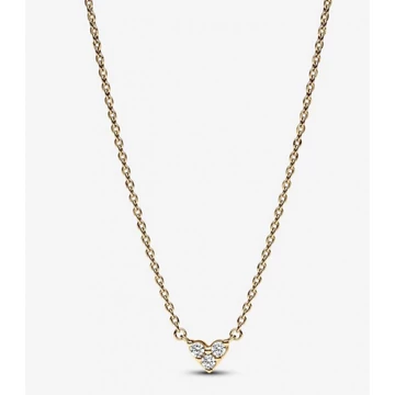 Pandora  - Tripla köves szív collier nyaklánc - 363014C01