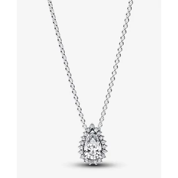 Pandora  - Szikrázó körte glória collier nyaklánc - 392832C01-45