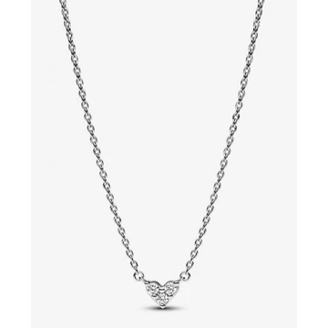 Pandora  - Tripla köves szív collier nyaklánc - 393014C01