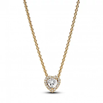 Pandora  - Szikrázó szív collier nyaklánc - 368425C01