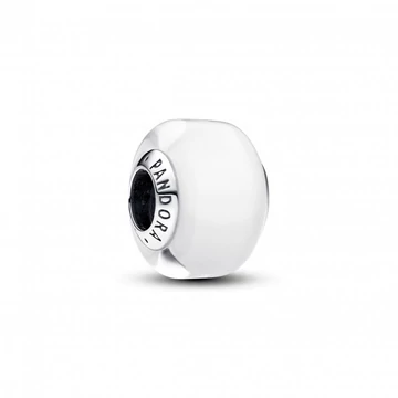 Pandora  - Fehér mini muranói üveg charm - 793118C00