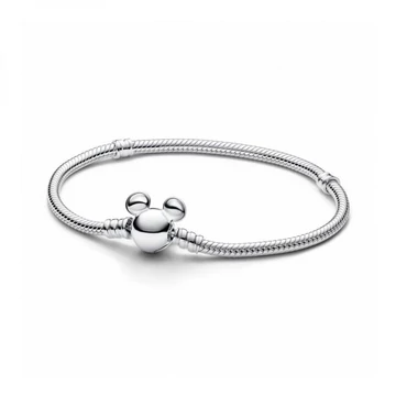 Pandora  - Disney Mickey egér kapcsos Moments kígyólánc karkötő - 593061C00