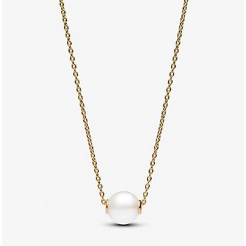 Pandora  - Kezelt édesvízi tenyésztett gyöngyös collier nyaklánc - 363167C01