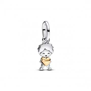 Pandora  - Vidám kisfiú függő charm - 763602C00
