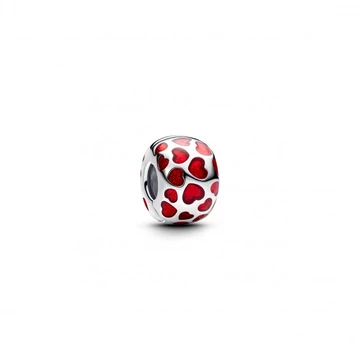 Pandora  - Szívek kerek klip charm - 793679C01