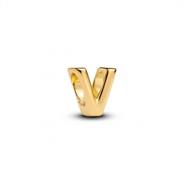 Pandora  - V betű charm - 763968C00