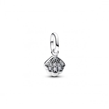 Pandora  - Szikrázó kagyló mini függő charm - 793855C01