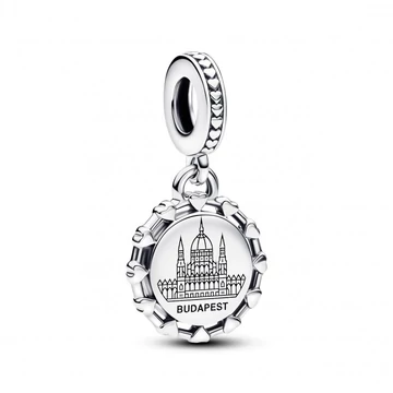 Pandora  - Gravírozható Magyar Parlament függő charm - 793928C00_E005