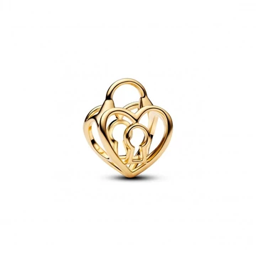 Pandora  - Áttört szív lakat charm - 764358C00