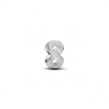 Pandora  - Texturált végtelenjel mini charm - 794523C00