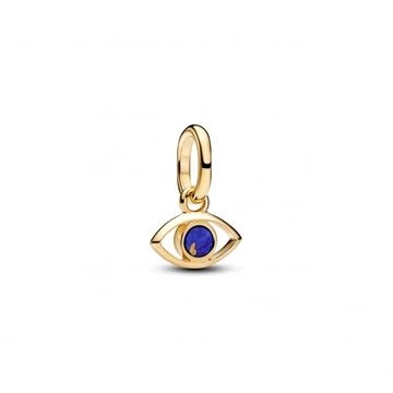 Pandora  - Kék gonosz szem mini függő charm - 764609C01