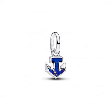 Pandora  - Kék horgony mini függő charm - 794610C01