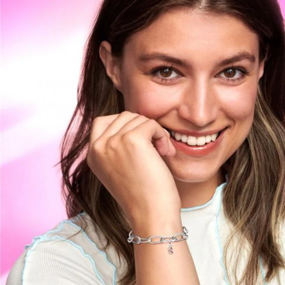 Pandora  - ME összefonódó szívek mini függő - 798380