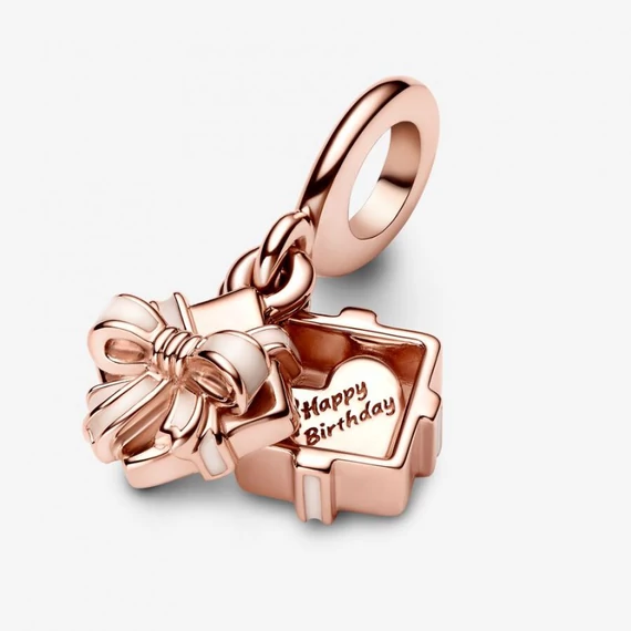Pandora  - Nyitható születésnapi ajándék függő charm - 782591C01