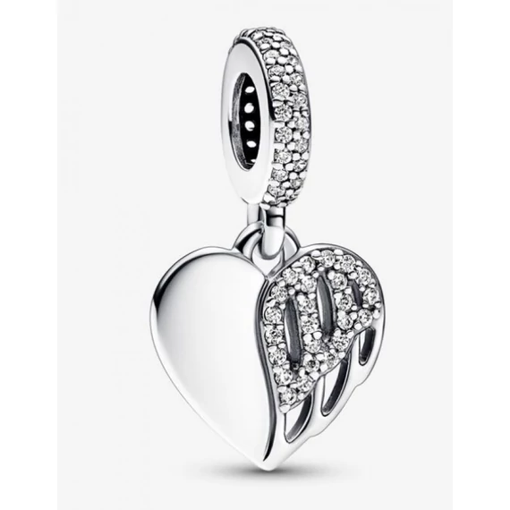 Pandora  - Szív és angyal függő charm - 792646C01