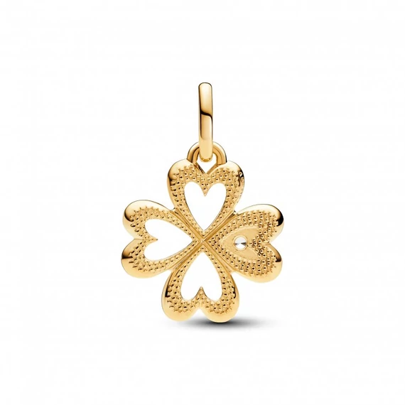 Pandora  - ME szív négylevelű lóhere medál charm - 763034C01