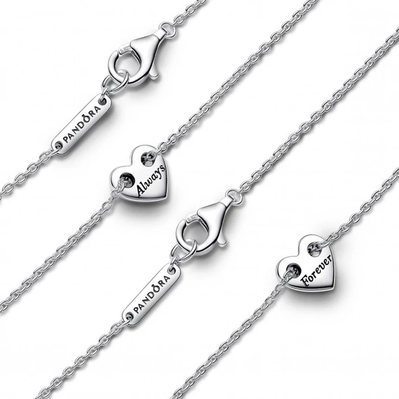 Pandora  - Örökkön örökké megosztható szív collier nyaklánc - 393207C00-45