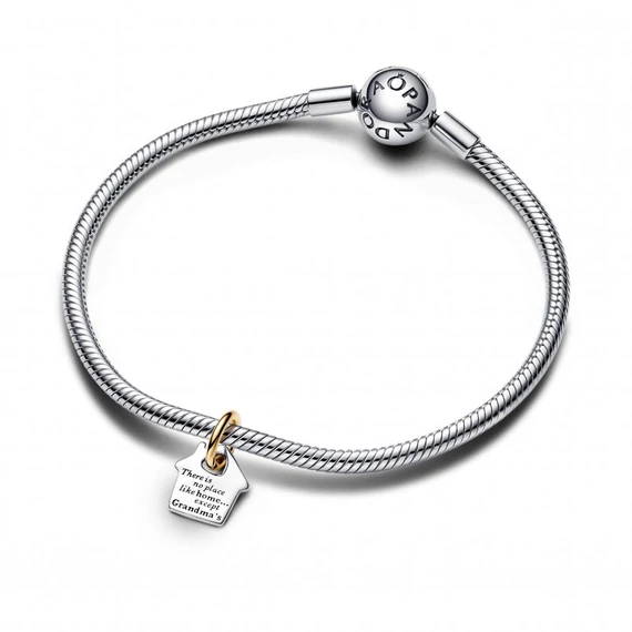 Pandora  - Kéttónusú nagyi háza függő charm - 763205C00