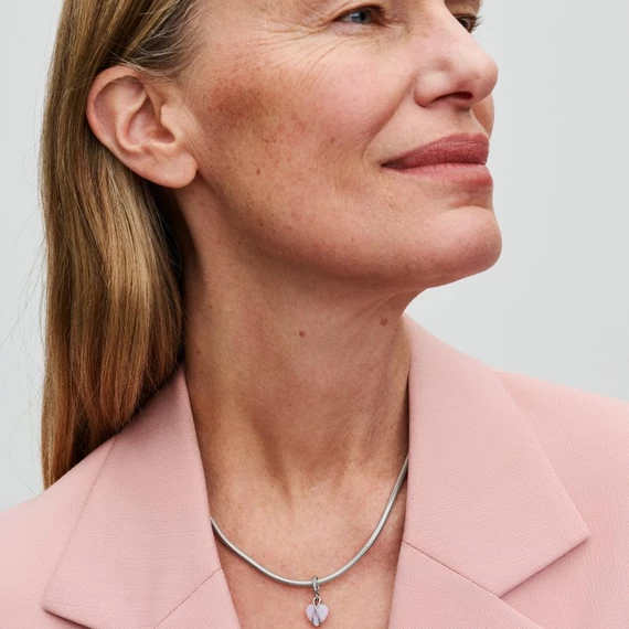 Pandora  - Anya opálfényű szív függő charm - 793202C01